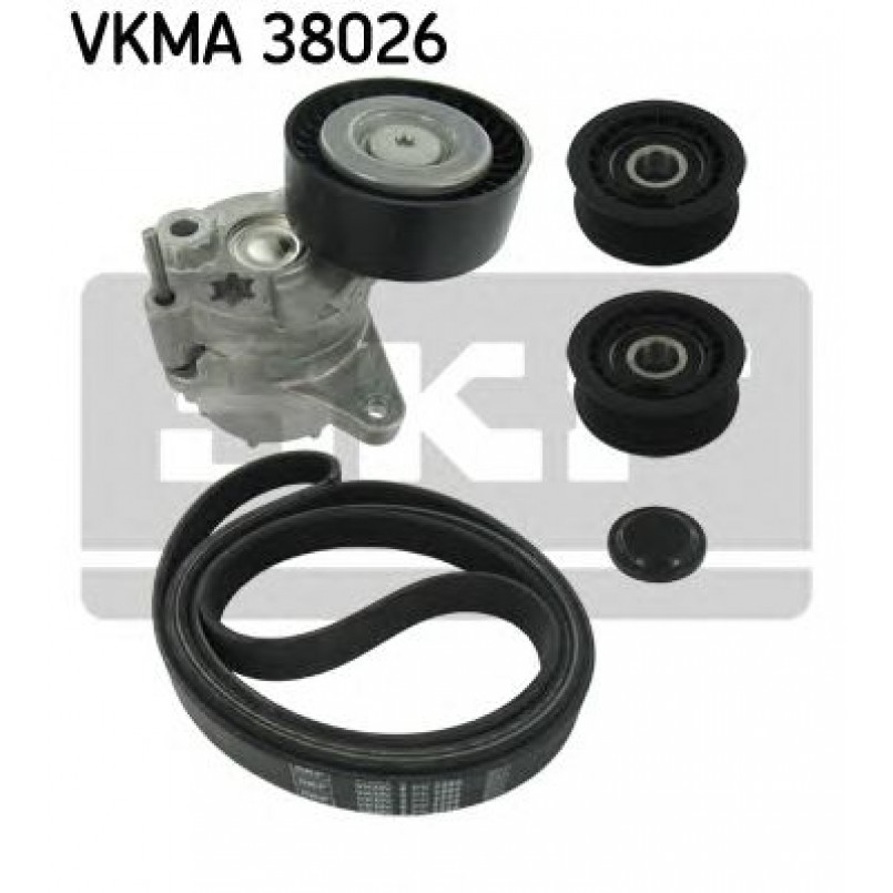 VKMA 38026 SKF Комплект доріжкового ремня